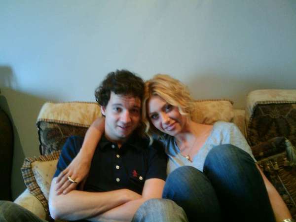 Hanging out with my co-star gaelan after a day of press for Bandslam!!! Wooho - 5/15/09
